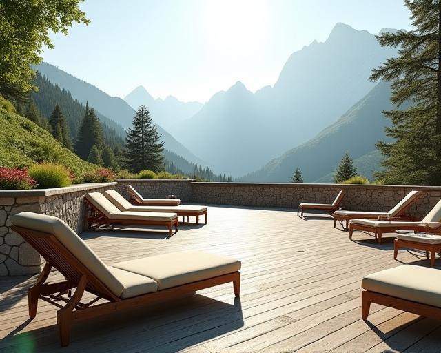 Alpine Retreats mit Relaxliegen
